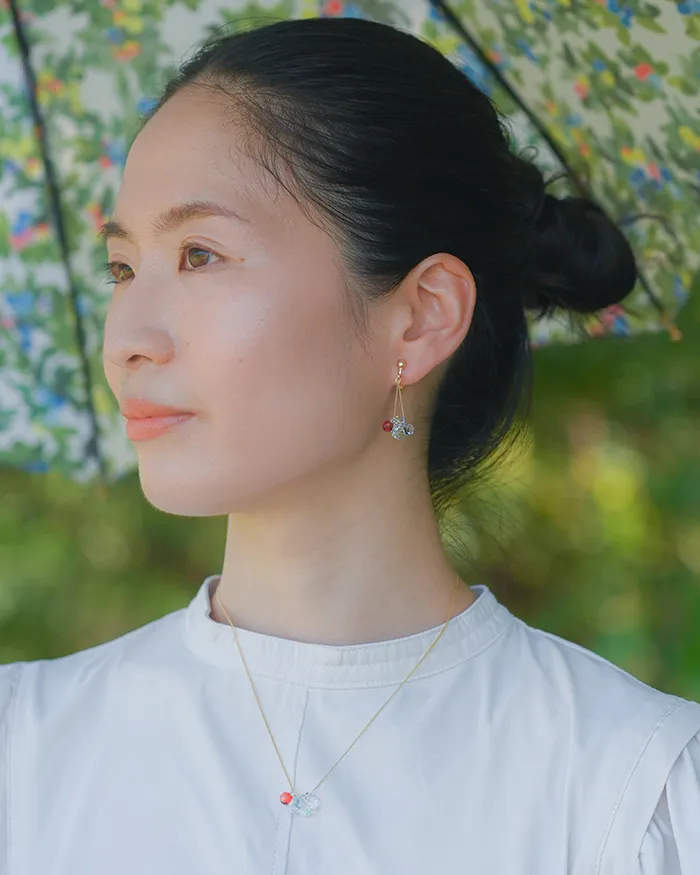 イヤリング ブルーベリー3